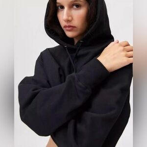 Champion Reverse Weave Cropped Hoodie Sweatshirt from Urban Outfitters